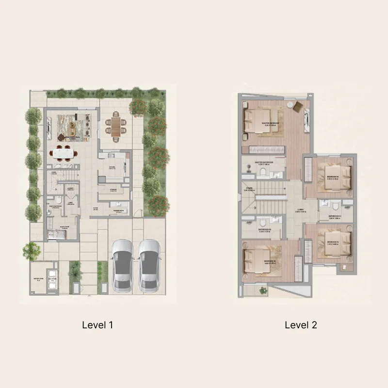 4-bedroom home floor plan