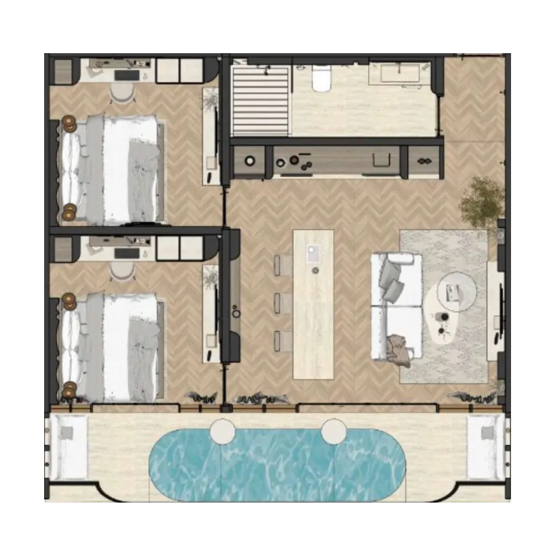 2BR Layout