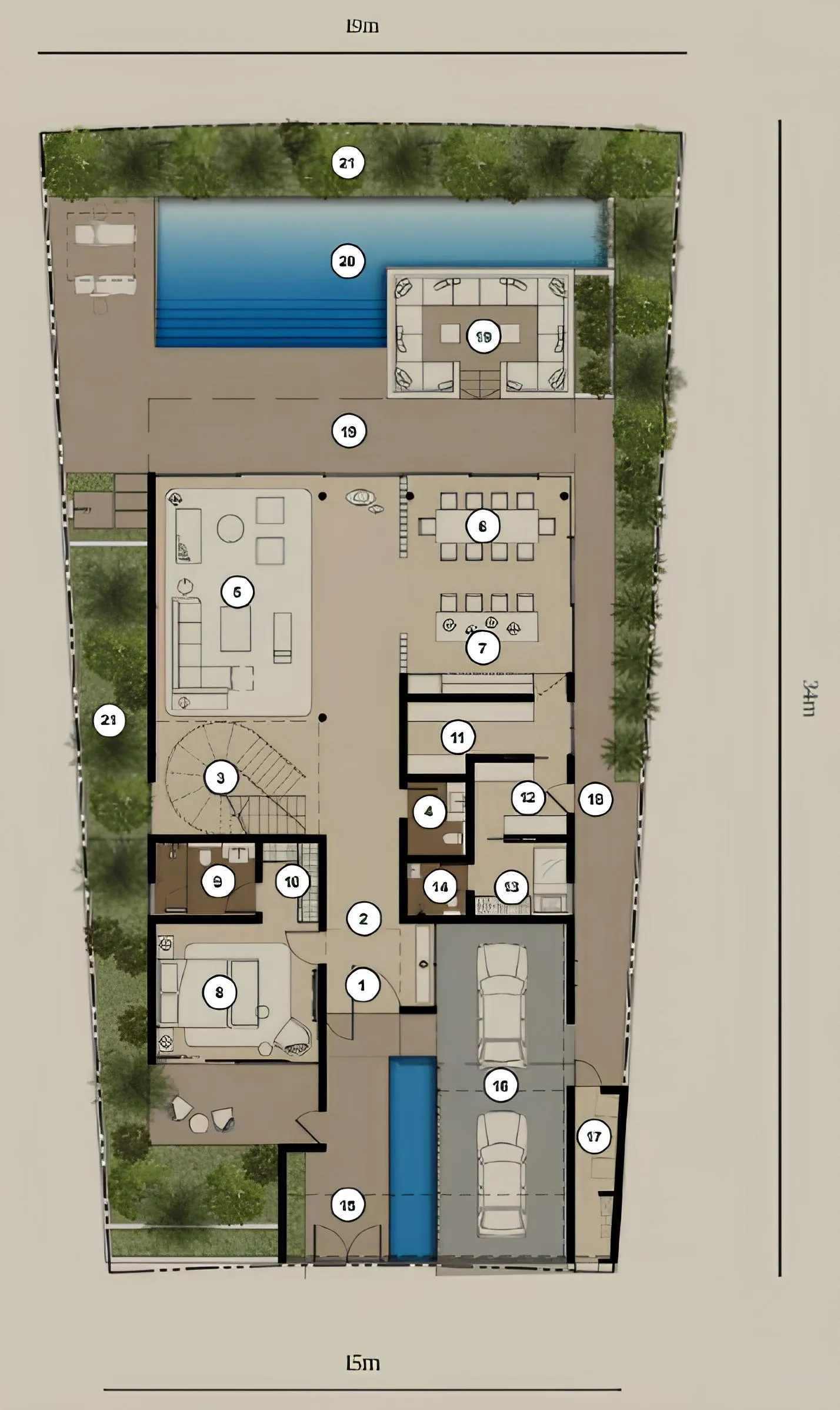 4 bed