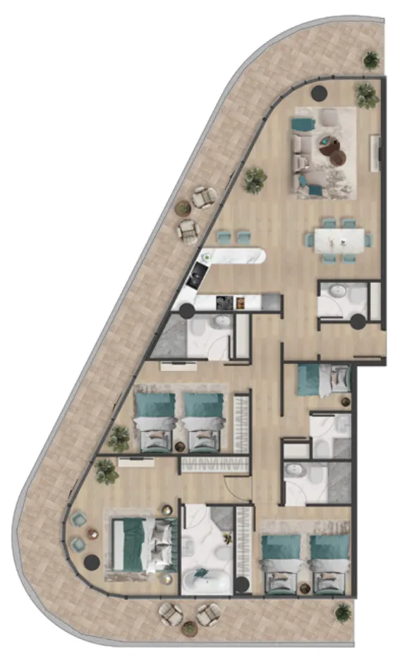 3BR Layout