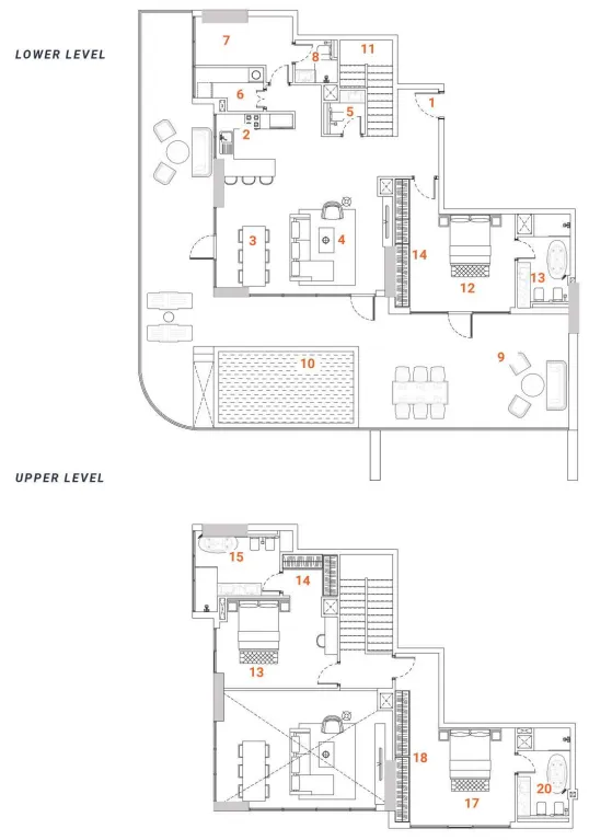 3 bedrooms floor plan
