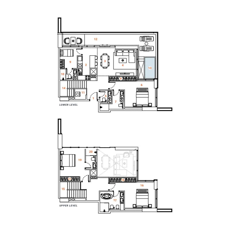 3 bedrooms floor plan