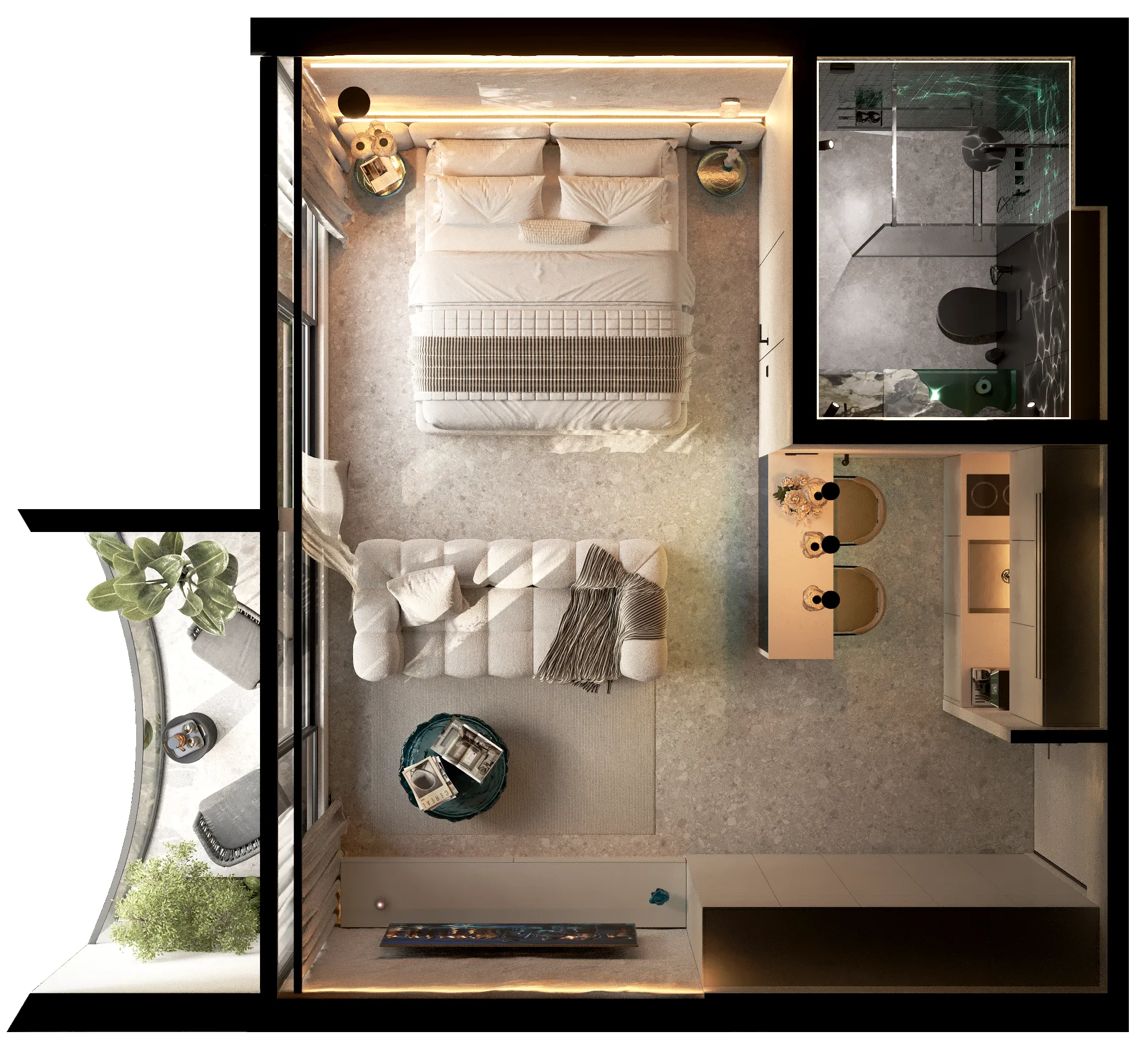 1BR Layout