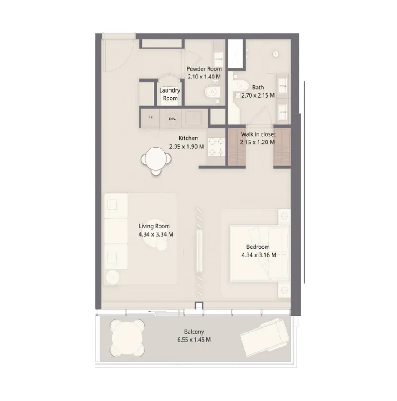 Studio floor plan