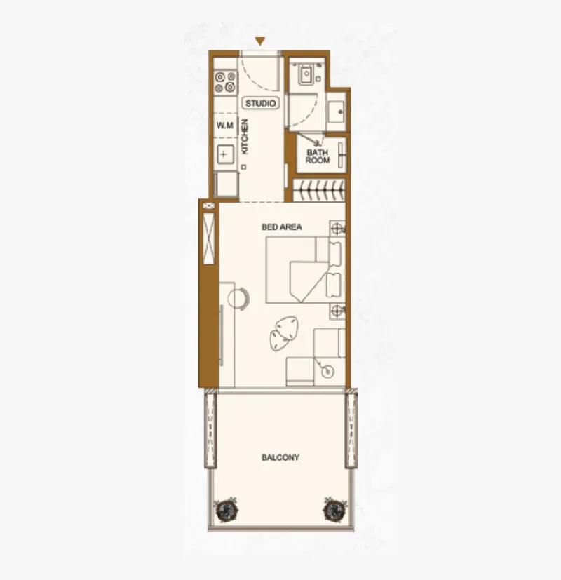 Studio floor plan