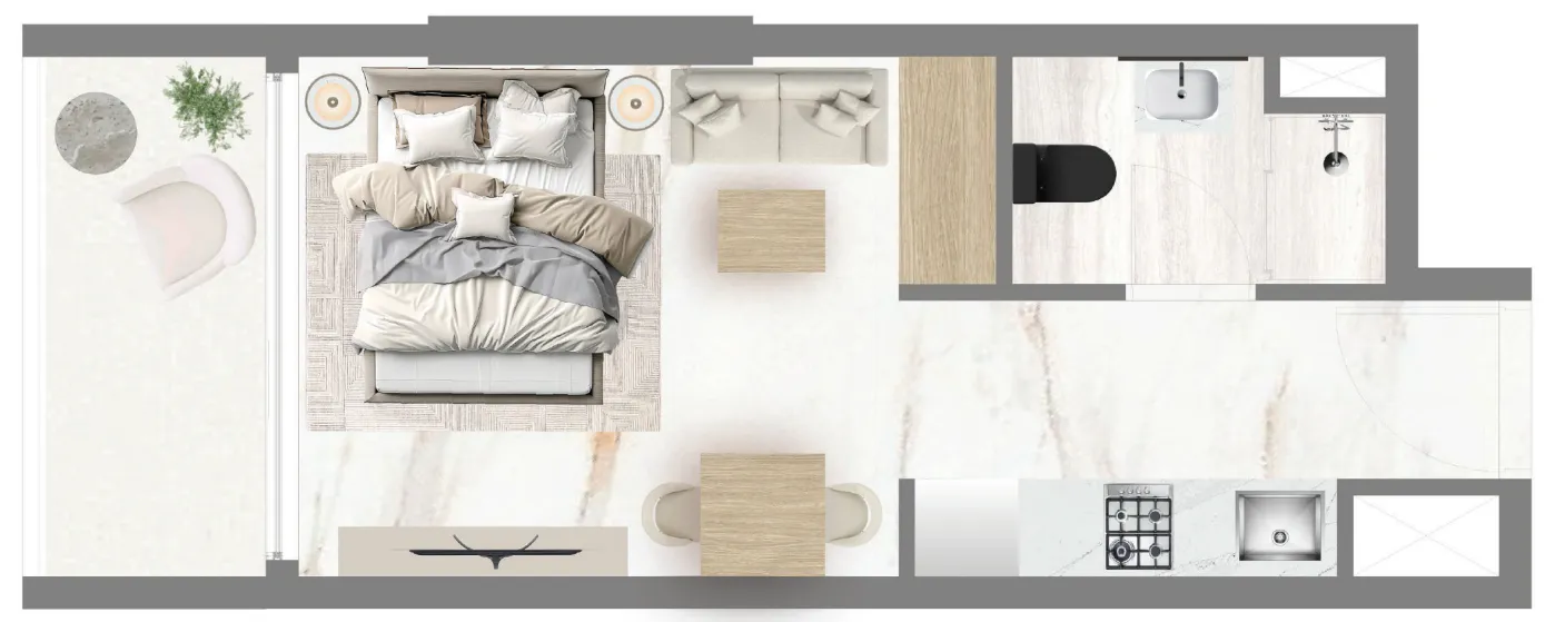 Studio floor plan