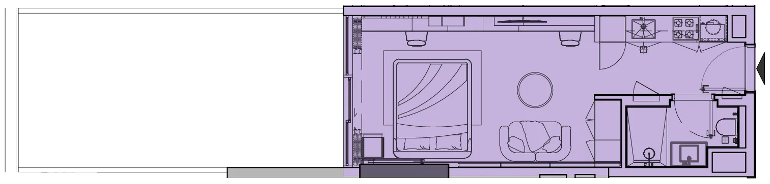 Studio floor plan