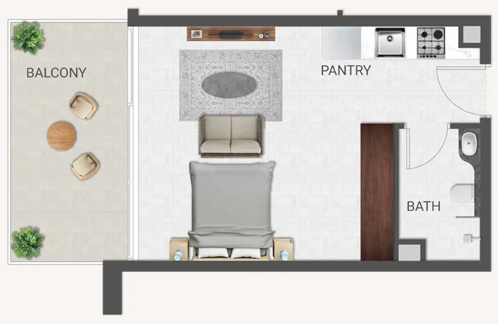 Studio floor plan