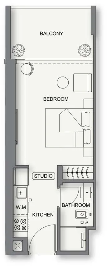 Studio floor plan