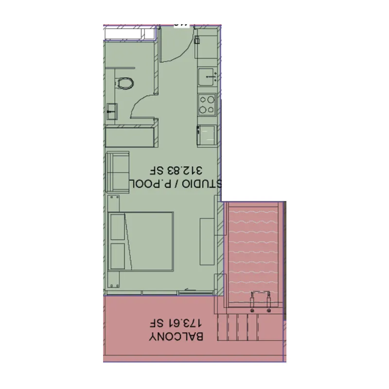 Studio floor plan