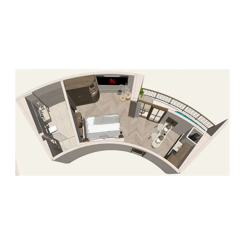 Coco Lifestyle Melasti — 2 Bedrooms floor plan