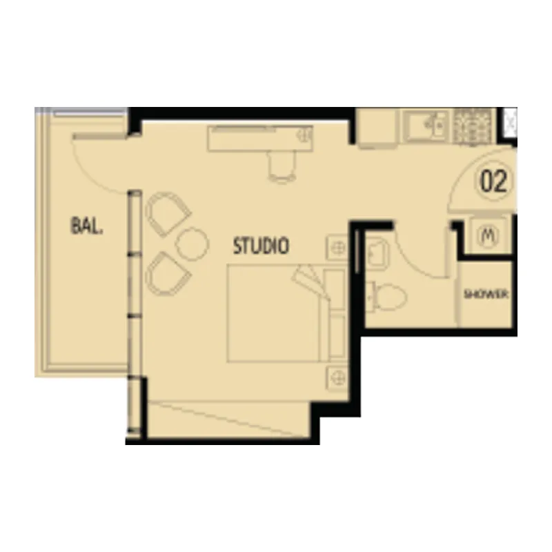 Studio floor plan