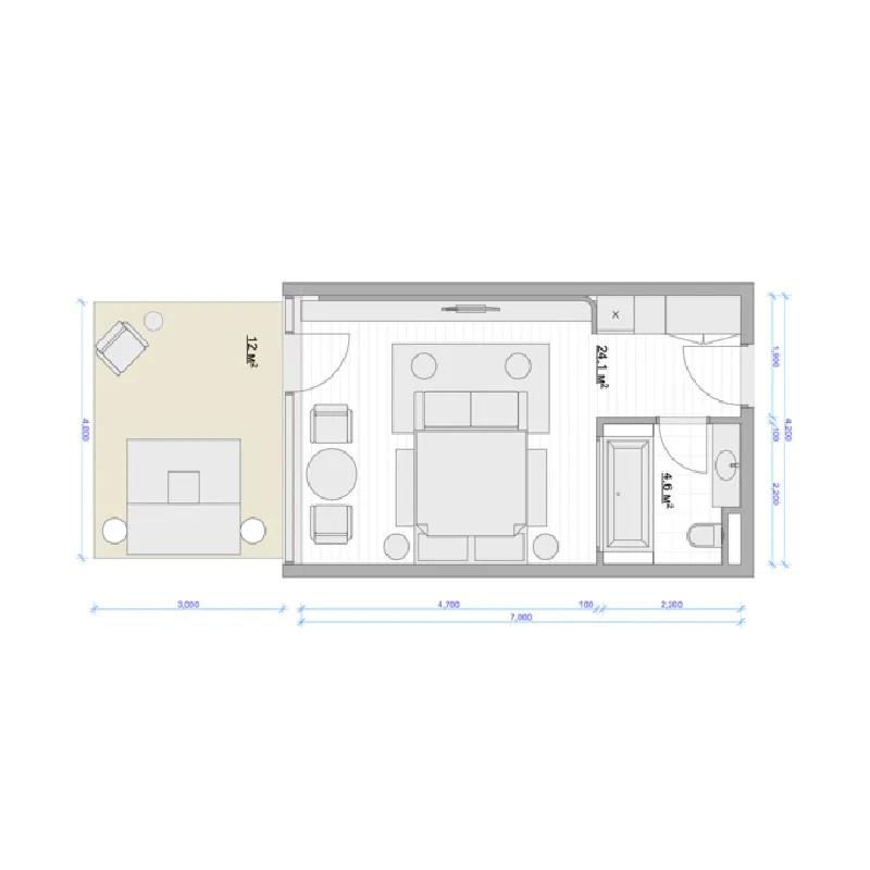 1BR Layout