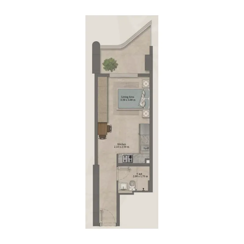 Studio floor plan