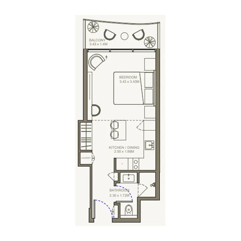 0BR Layout