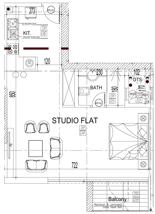 Studio floor plan