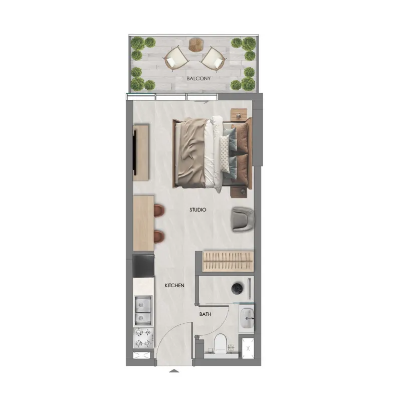 Studio floor plan