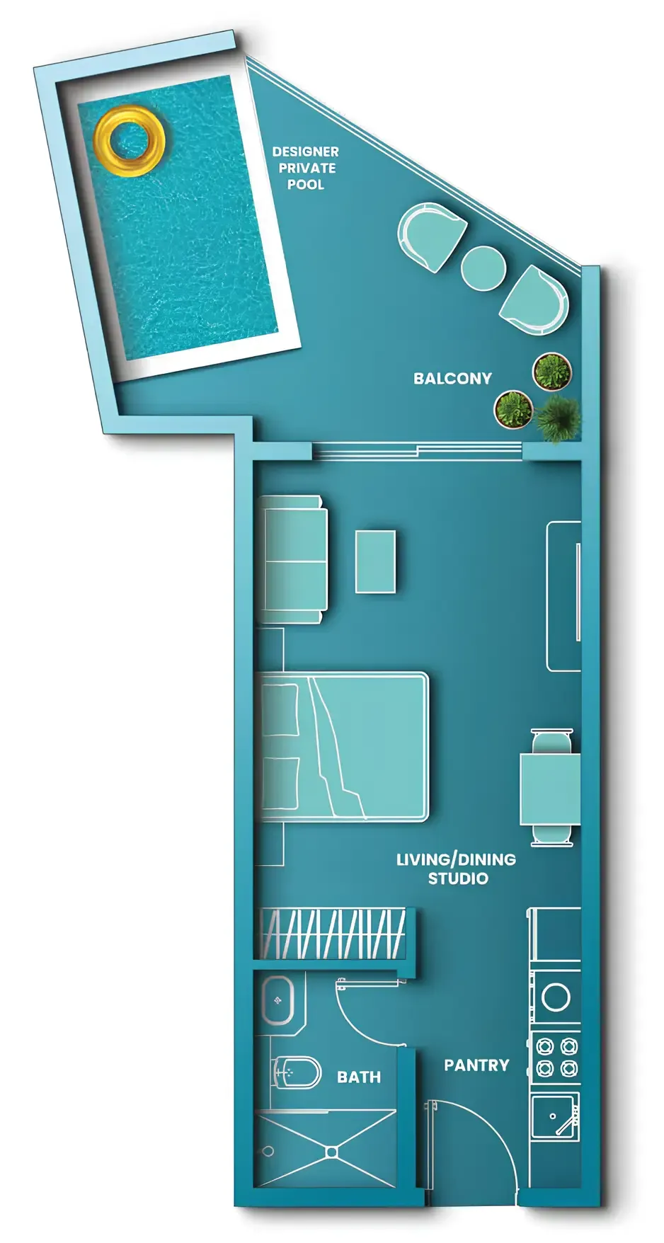0BR Layout