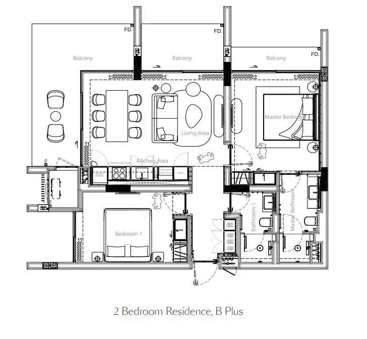 2BR Layout