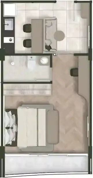 1BR Layout