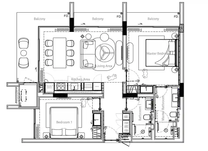 2BR Layout