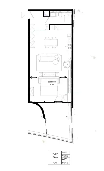 1BR Layout