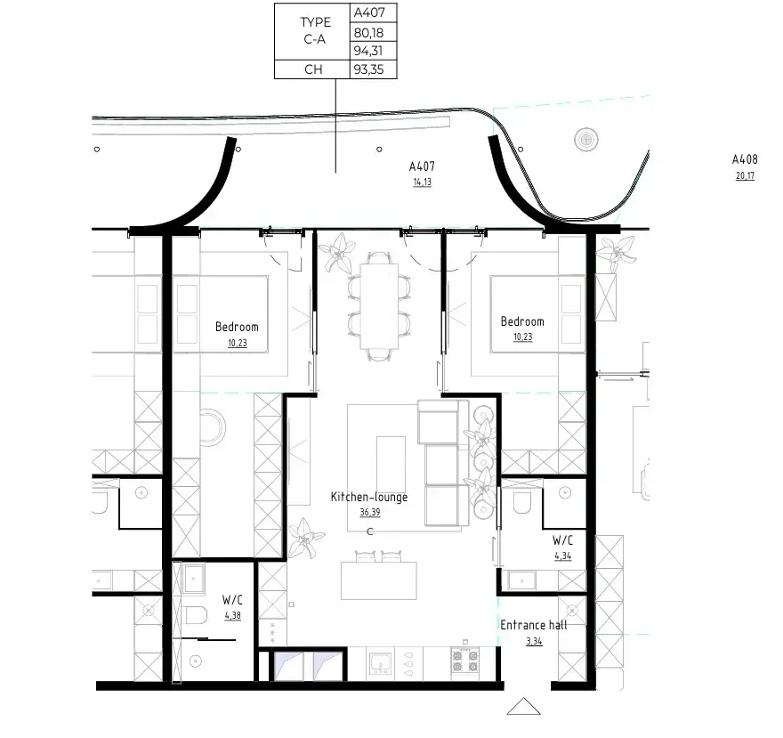 2BR Layout
