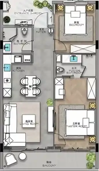 2BR Layout