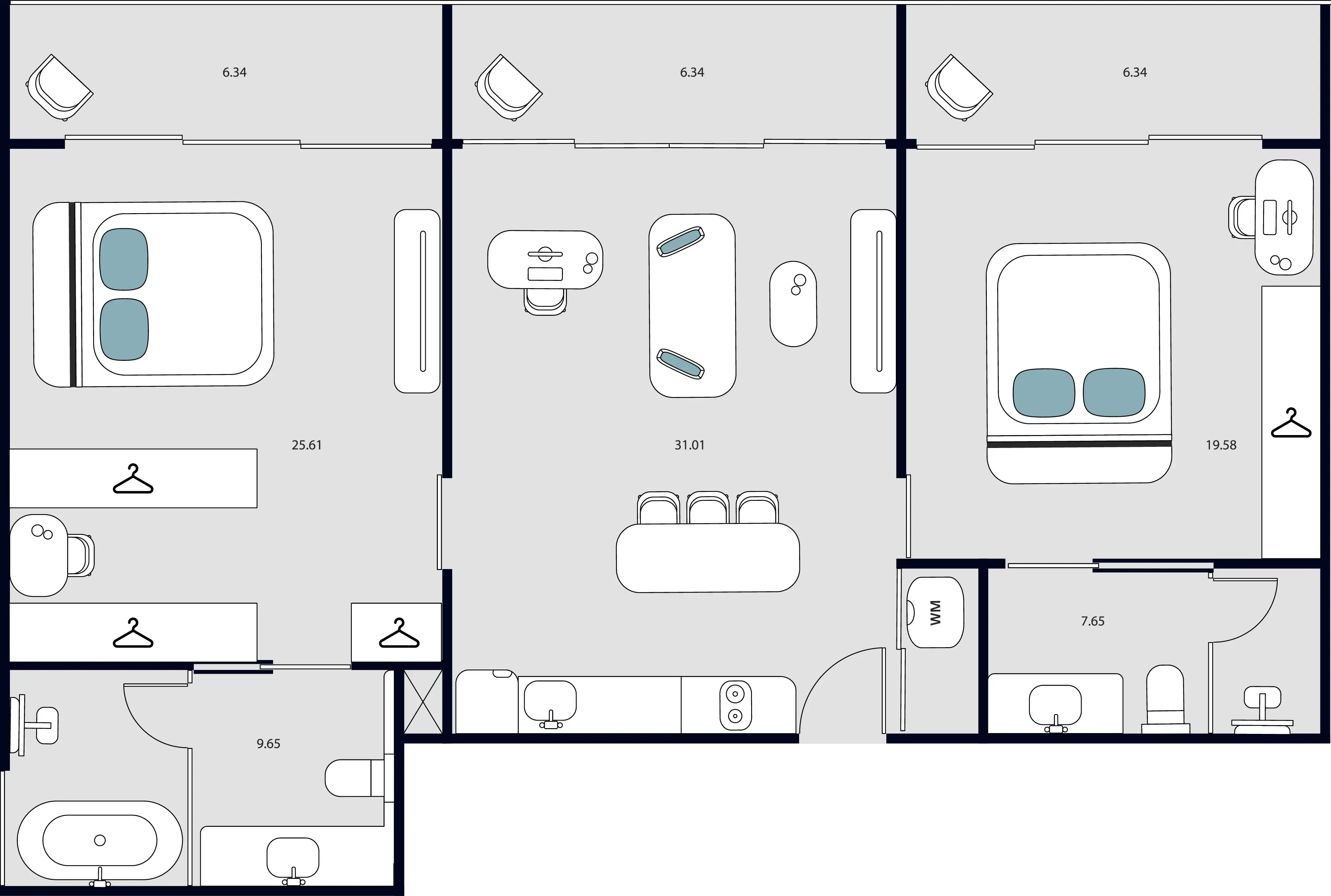 2BR Layout
