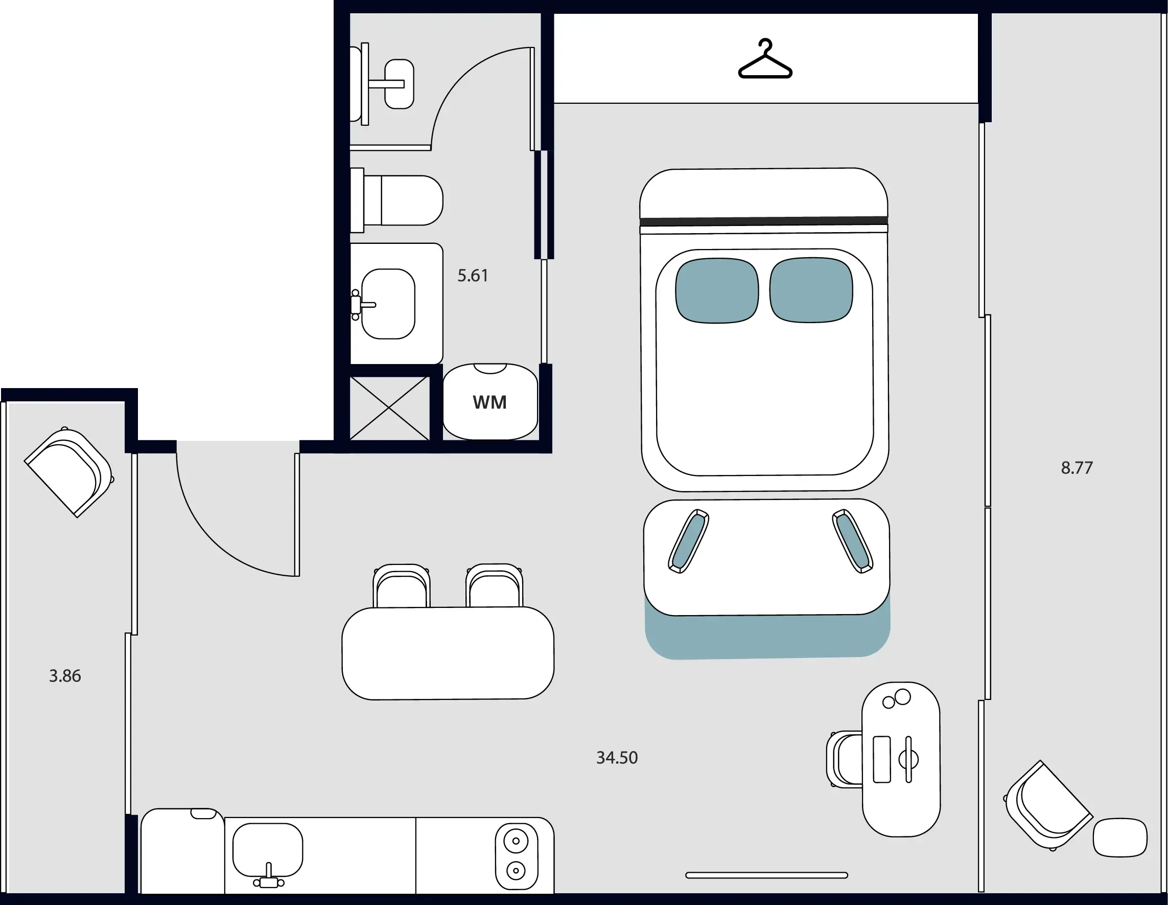 0BR Layout