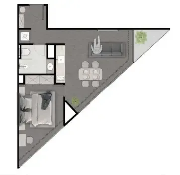 1BR Layout