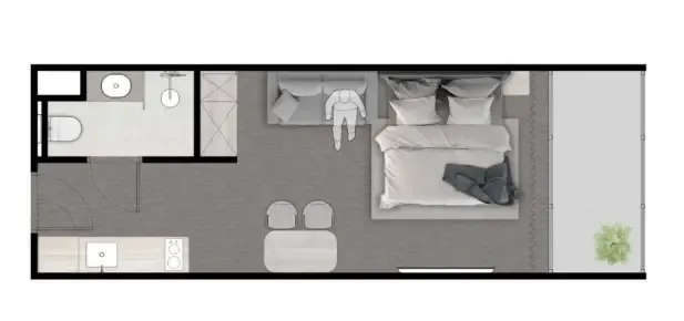 0BR Layout