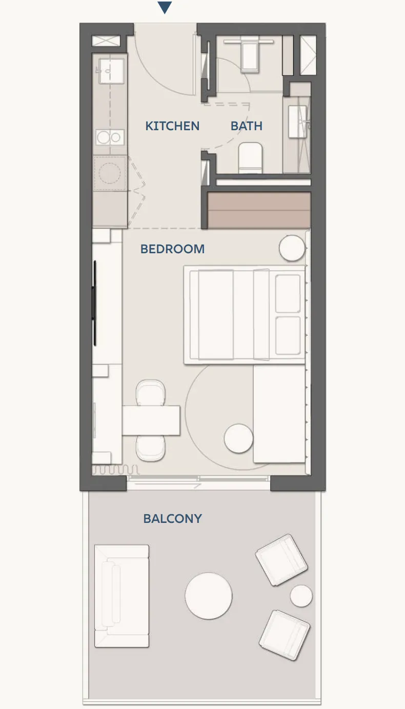Studio floor plan