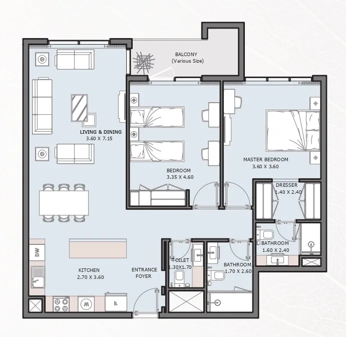 2BR Layout