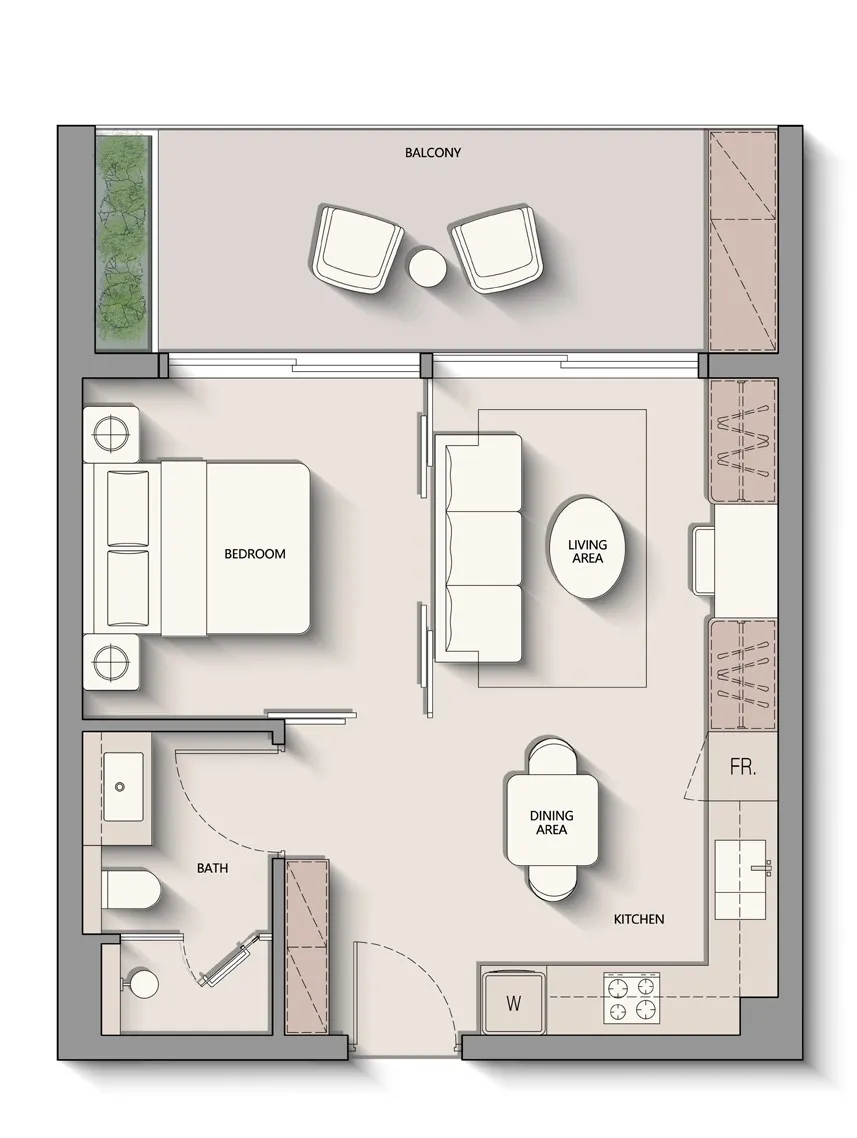 Studio floor plan