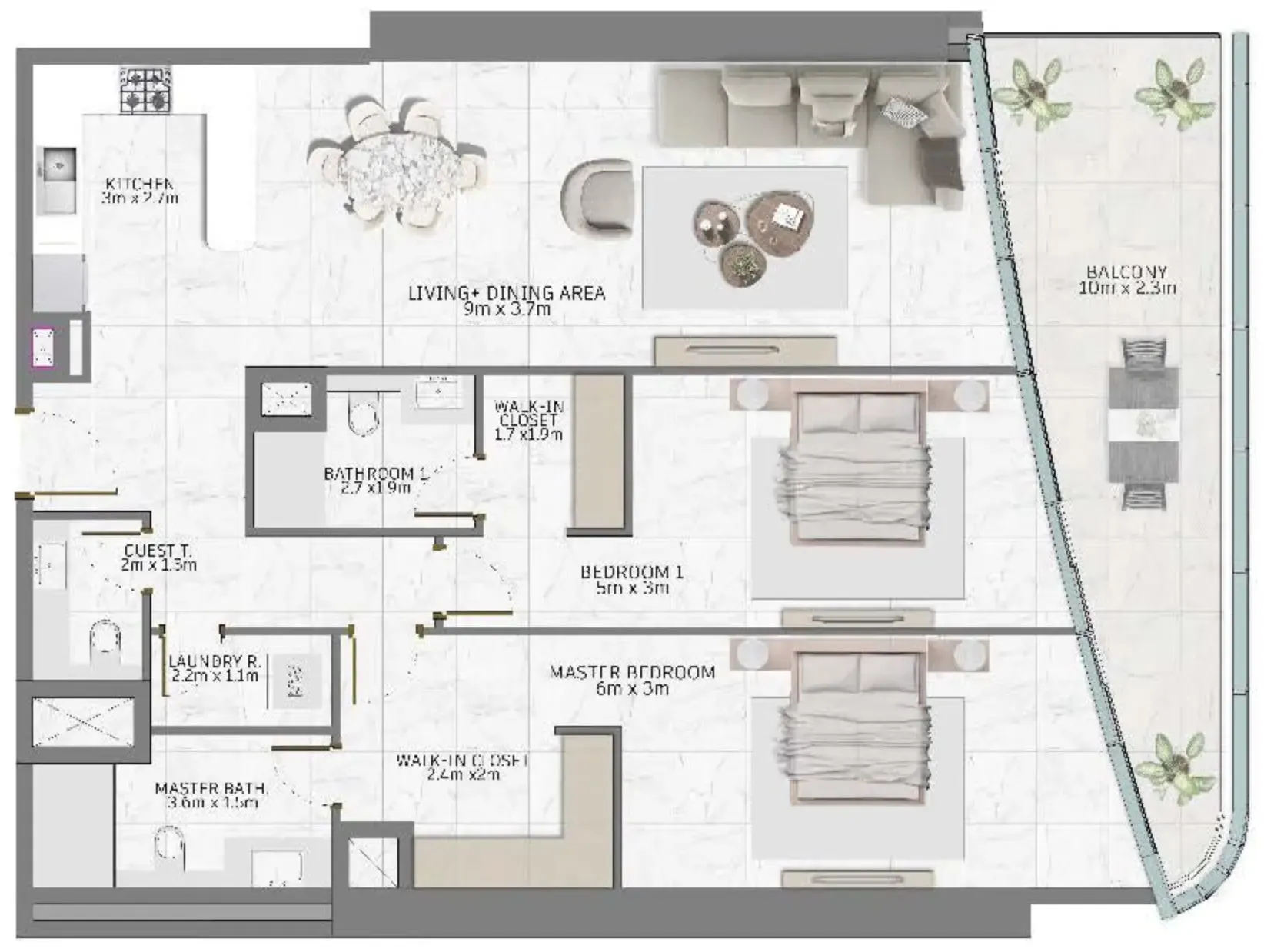 Al Habtoor Tower — floor plan