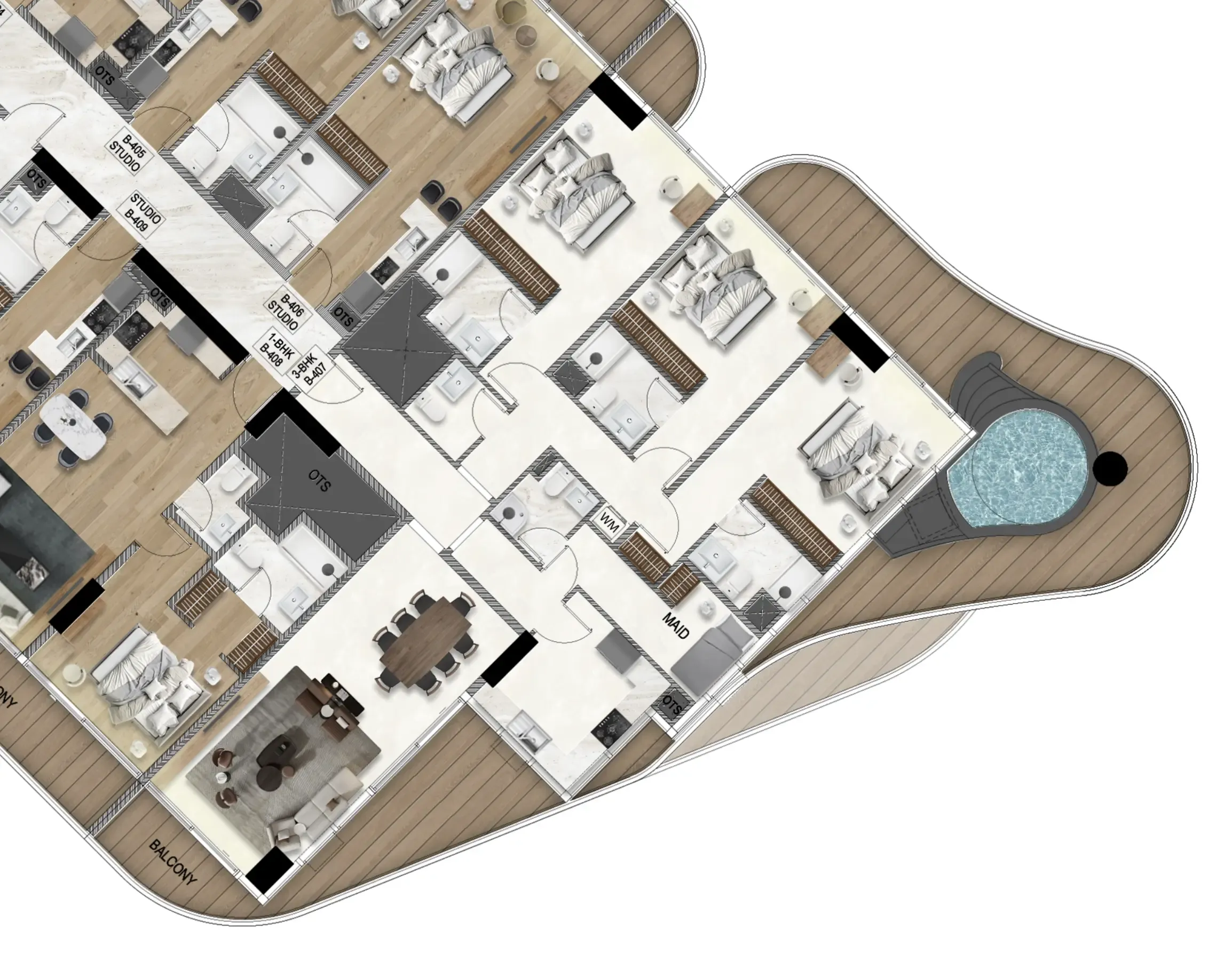 3BR Layout