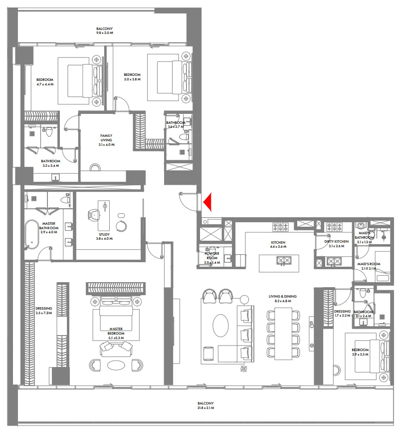 4BR Layout