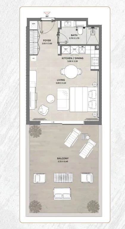 Studio floor plan
