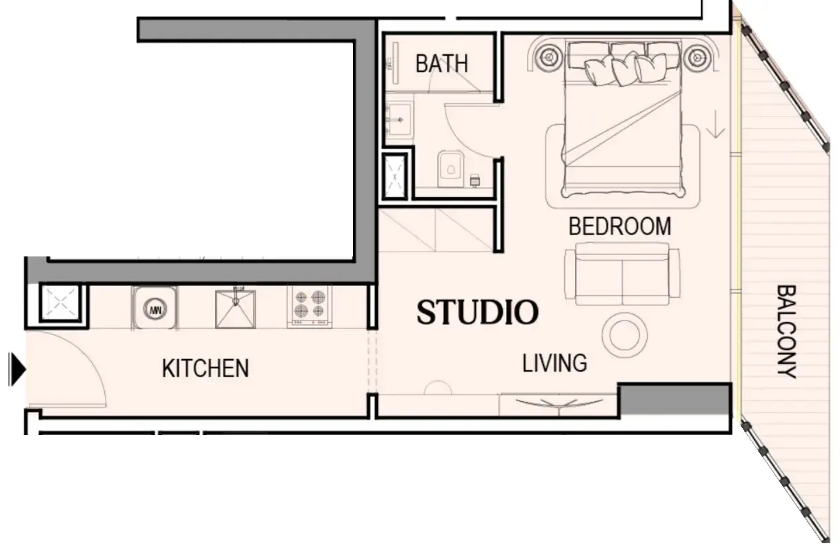 Studio floor plan