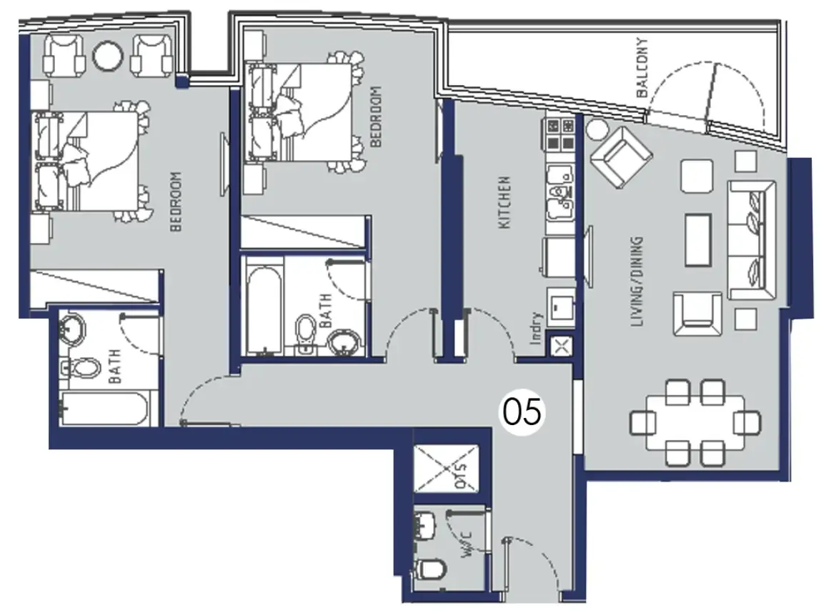 2BR Layout