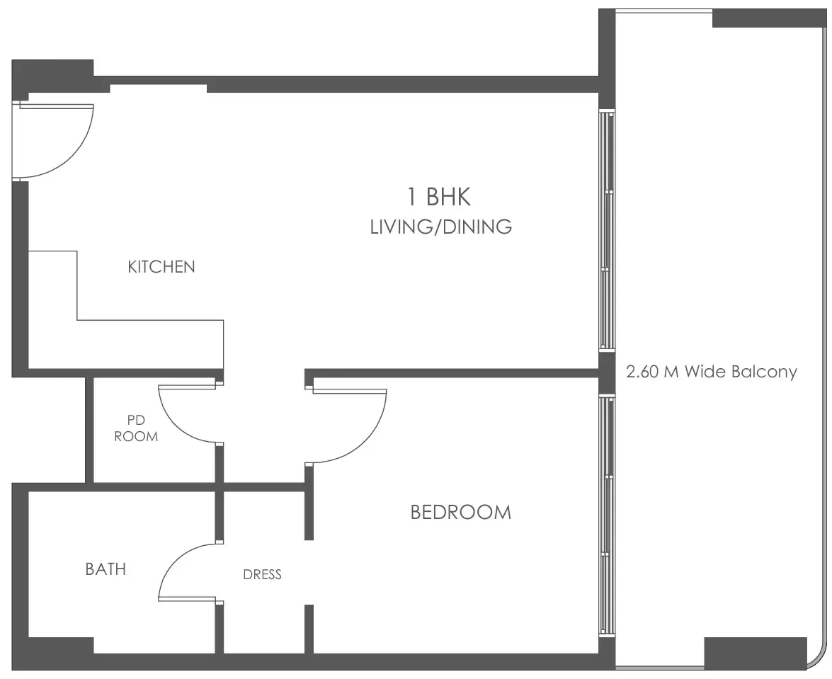 Dugasta Al Haseen Residences 5 floor plan