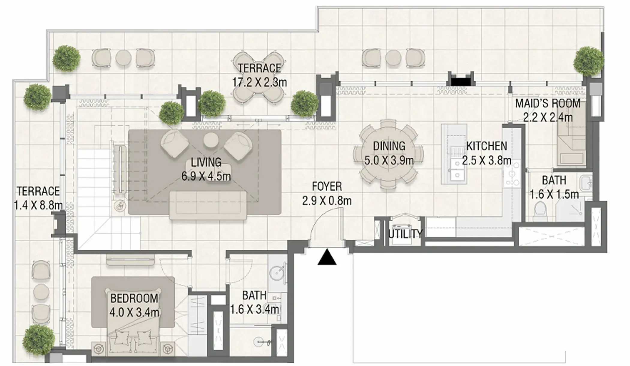 3BR Layout