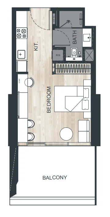 Studio floor plan