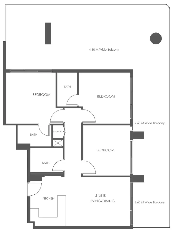 Dugasta Al Haseen Residences 5 floor plan
