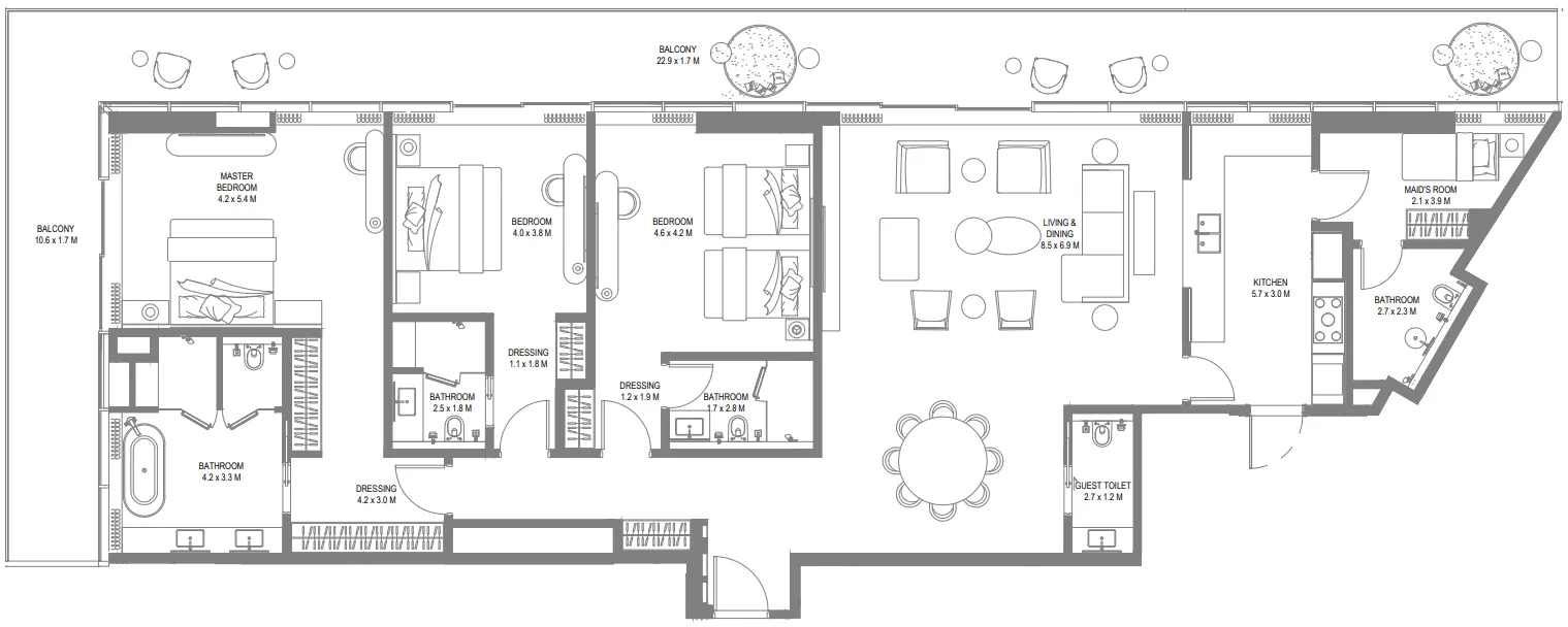 3BR Layout