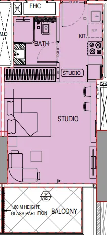 Studio floor plan