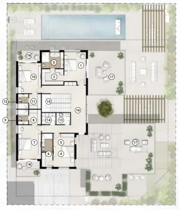 5 bed