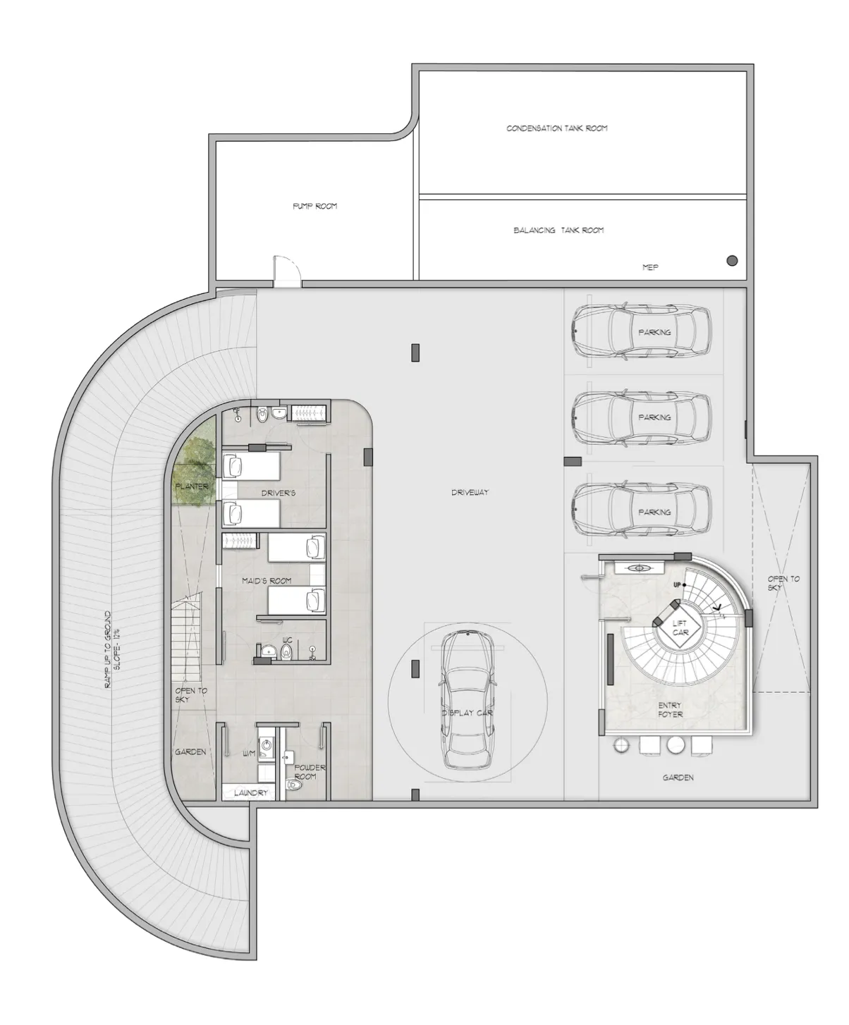 6 bedrooms floor plan