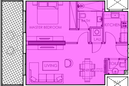 1 bed